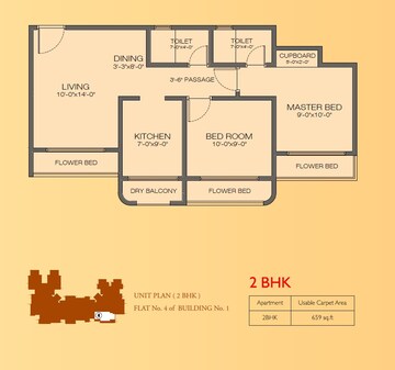  2 BHK Apartment at Origin Oriana, Mira Road – for Sale