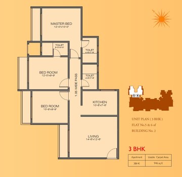  3 BHK Apartment at Origin Oriana, Mira Road – for Sale