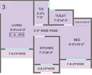  1 BHK Apartment at Origin Wisteria Square, Kashimira – for Sale