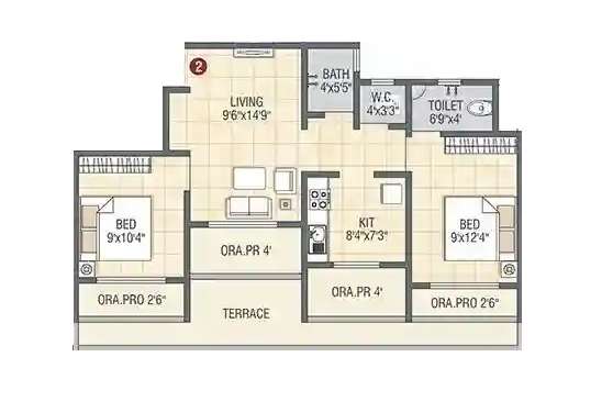 panvelkar nisarg phase 1 apartment 2 bhk 492sqft 20243704113753