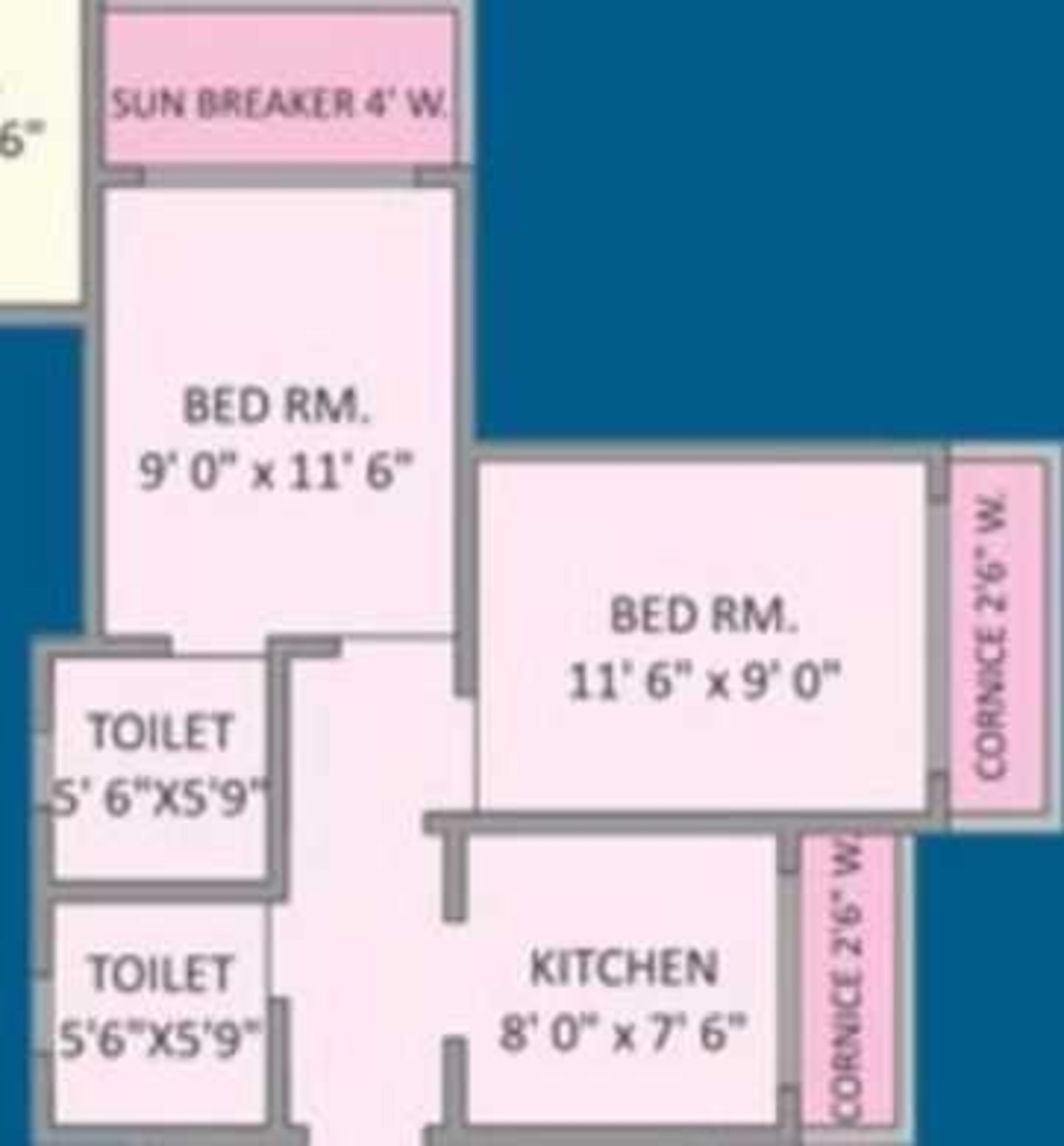 panvelkar realtors heights apartment 2 bhk 1211sqft 20204921184907