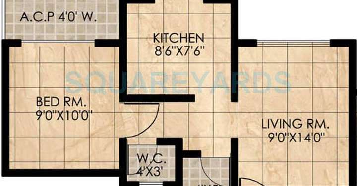 panvelkar realtors homes apartment 1bhk 550sqft1
