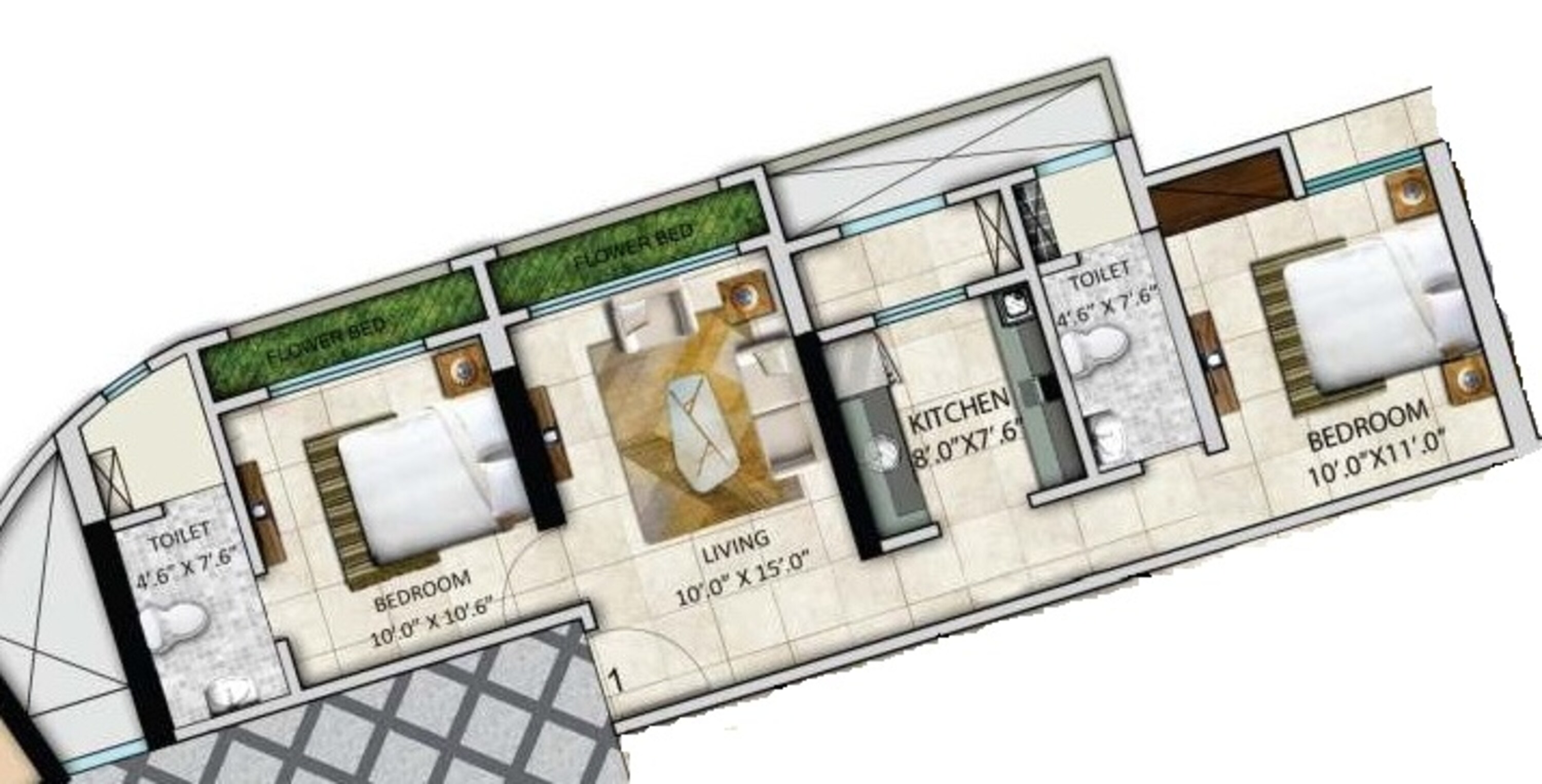 paradigm zenith  apartment 2 bhk 660sqft 20210513170539