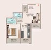 Paradise Noble Sky 1 BHK Layout