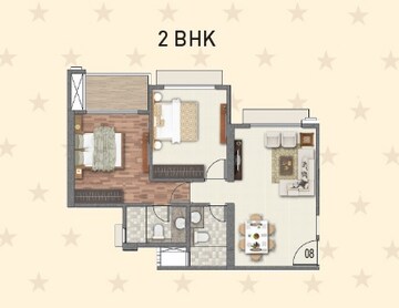 2 BHK Apartment at Paradise Sai World Dreams, Dombivli East – for Sale