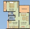 Parshva Residency 1 BHK Layout