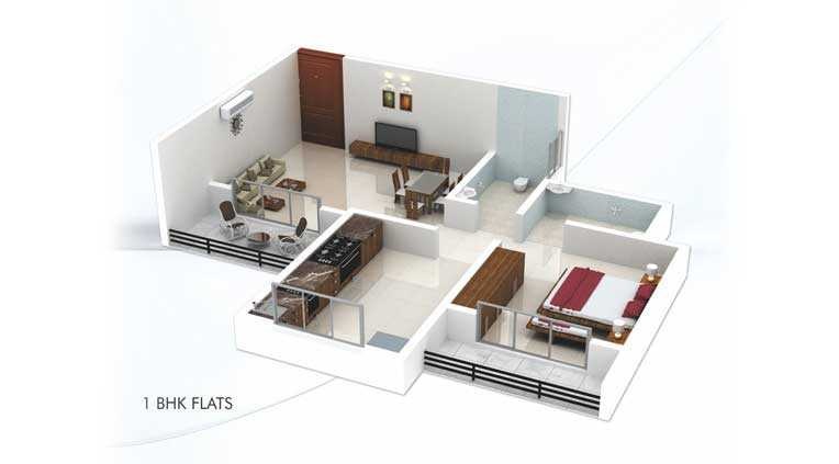 Patel Jainam Residency 1 BHK Layout