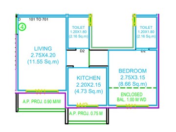  1 BHK Apartment at Patel Meadows, Joveli – for Sale