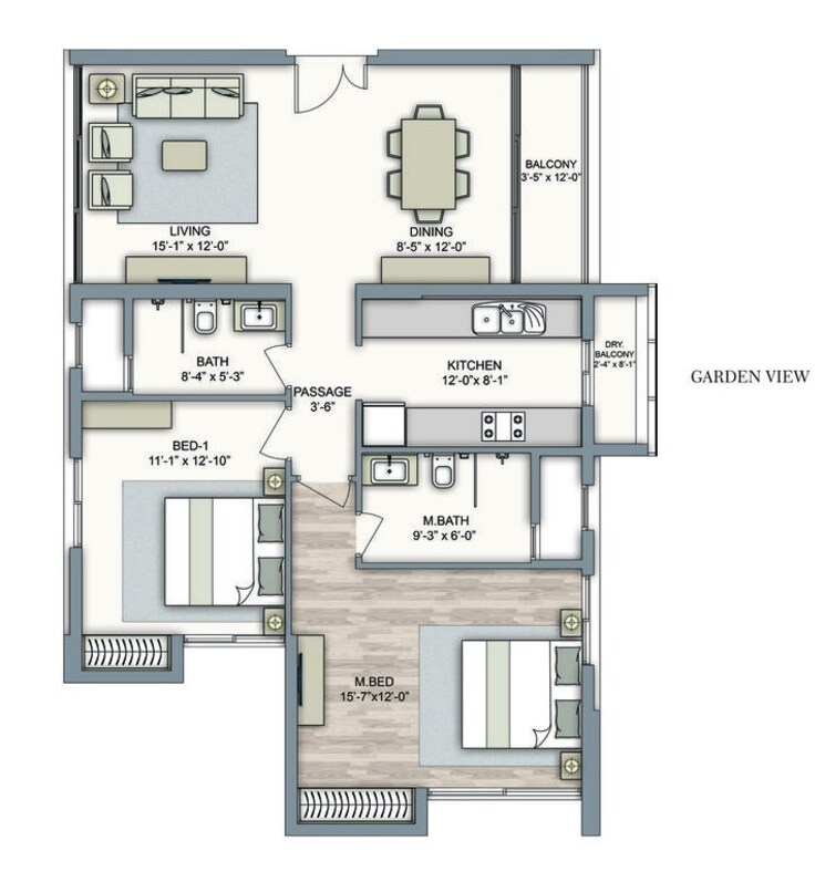 Other, piramal-vaikunth 2 Bedroom 709 Sq.Ft. Apartment In Balkum Pada Thane 8966200