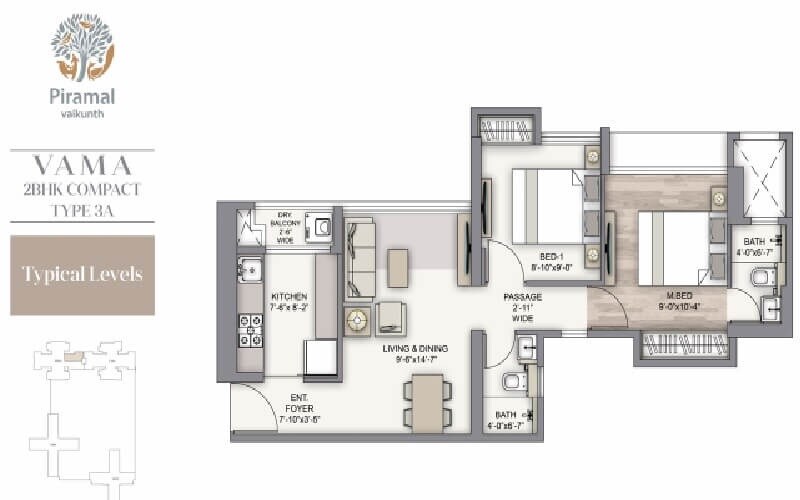 Other, piramal-vaikunth-vama 2 Bedroom 578 Sq.Ft. Apartment In Ashok Nagar Thane 7898461