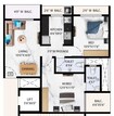 Priism The Florenza 2 BHK Layout