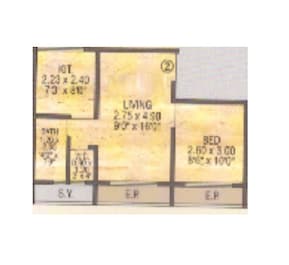 1 BHK 328 Sq. Ft. Apartment in Prime Pramila Heights