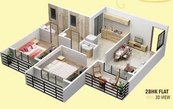 prishty krishna valley apartment 2bhk 363sqft61