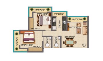  2 BHK Apartment at Prithvi Pride, Mira Road – for Sale