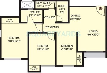  2 BHK Apartment at Puranik Capitol, Kasarvadavali – for Sale