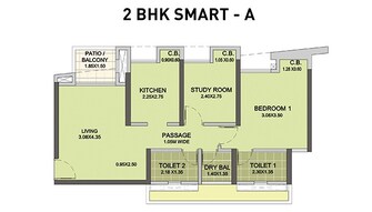 2 BHK Apartment For Rent in Puranik City Kasarvadavali Thane  7676495