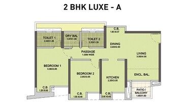  2 BHK Apartment at Puraniks City Reserva, Ghodbunder Road – for Sale