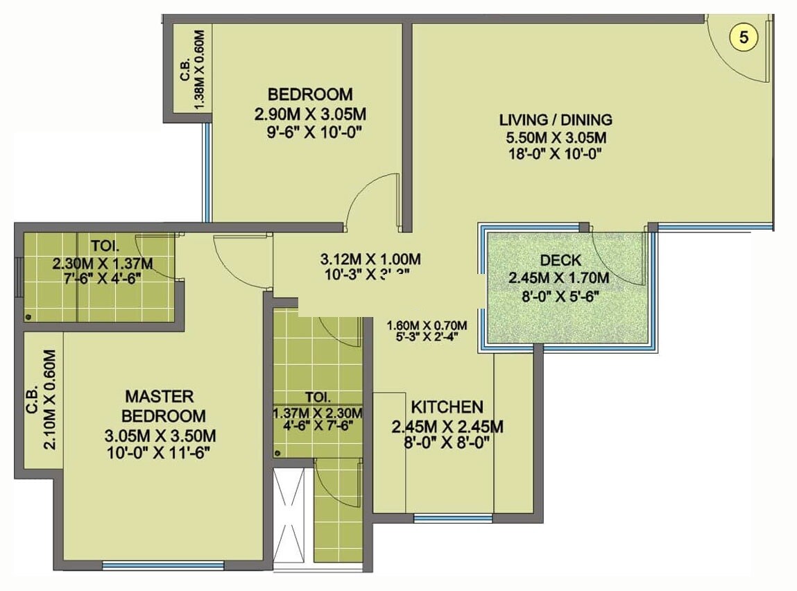 Other, puraniks-tokyo-bay 2 Bedroom 572 Sq.Ft. Apartment In Kasarvadavali Thane 9689999