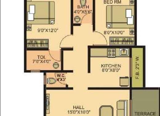 rais valley apartment 2 bhk 508sqft 20203004173030