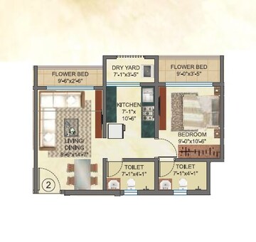  1 BHK Apartment at Raj Akshay, Mira Road – for Rent