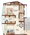 Raj Florenza 1 BHK Layout