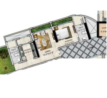  1 BHK Apartment at Ram Pushpanjali Residency, Owale – for Sale