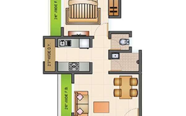 raunak bliss apartment 1 bhk 425sqft 20234215124243
