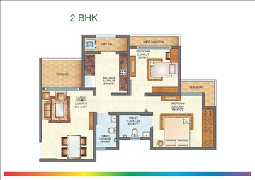  2 BHK Apartment at Raunak City Sector 4, Kalyan West – for Sale