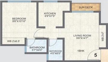  1 BHK Apartment at Raunak Heights, Ghodbunder Road – for Sale