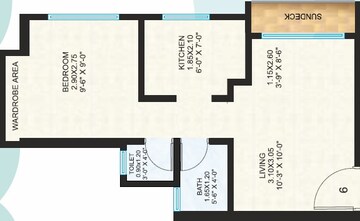  1 BHK Apartment at Raunak Unnathi Woods Phase 7 A And B, Ghodbunder Road – for Sale