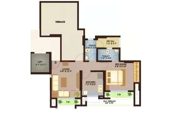 raut building apartment 1 bhk 355sqft 20232022142005