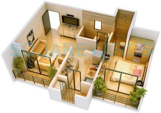 1 BHK 680 Sq. Ft. Apartment in Ravi Group Gaurav Eden