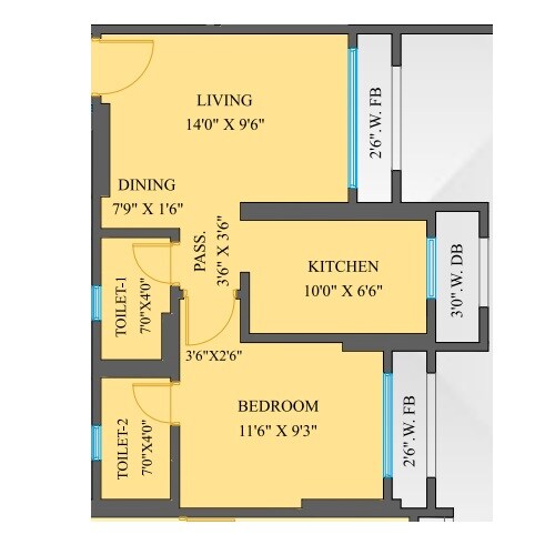ravi group gaurav saffron apartment 1 bhk 428sqft 20264614174624
