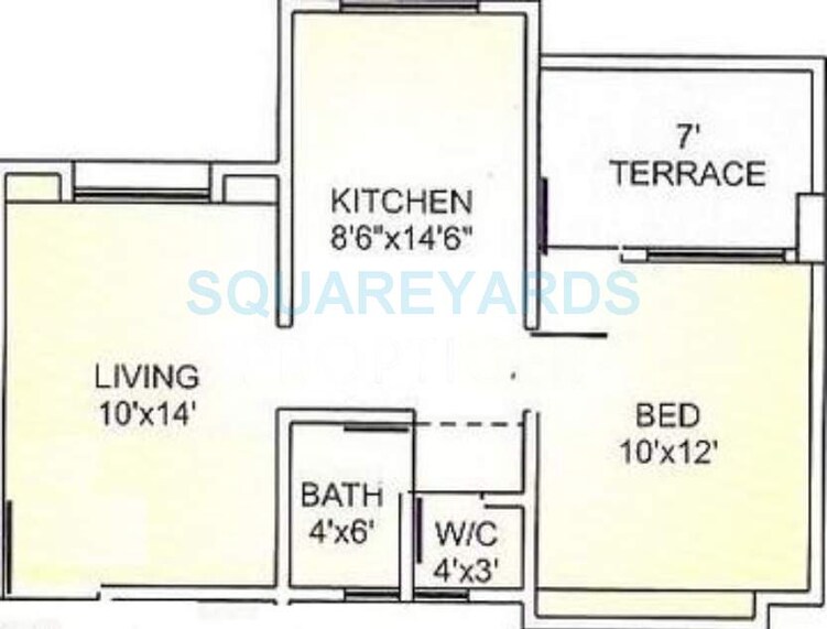 ravi group gaurav saffron apartment 1bhk 680sqft1