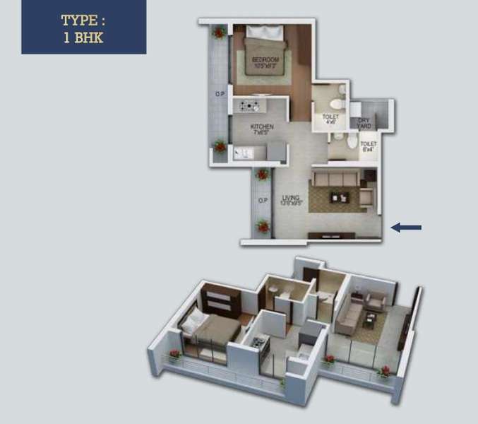 rdp shanti luxuria apartment 1 bhk 334sqft 20200908130907