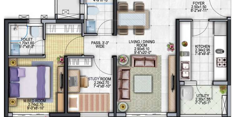 risland the icon phase 1 apartment 2 bhk 562sqft 20212004182053