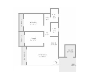  1 BHK Apartment at RNA N G Silver Spring, Mira Road – for Sale