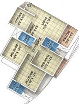 Other, rosa-bella 3 Bedroom 1350 Sq.Ft. Apartment In Ghodbunder Road Thane 6461490