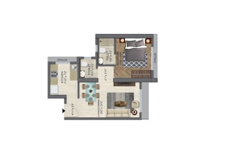 1 BHK Apartment For Resale in Runwal Code Name Enchanted Kolshet Thane  7777327