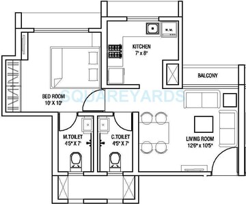  1 BHK Apartment at Runwal Eirene, Balkum Pada – for Sale
