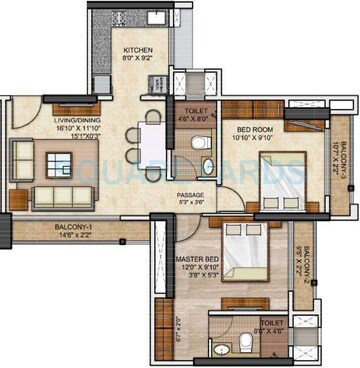 2 BHK Apartment at Runwal Eirene, Balkum Pada – for Sale