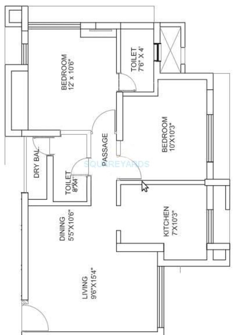 Other, runwal-garden-city 2 Bedroom 526 Sq.Ft. Apartment In Balkum Pada Thane 8873620