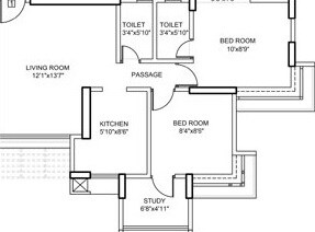 Other, runwal-garden-city 2 Bedroom 596 Sq.Ft. Apartment In Balkum Pada Thane 7644311