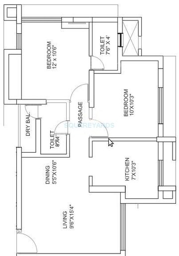  2 BHK Apartment at Runwal Garden City, Balkum Pada – for Sale