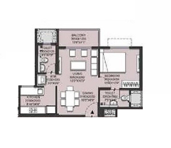  1 BHK Apartment at Runwal Gardens, Dombivli East – for Sale