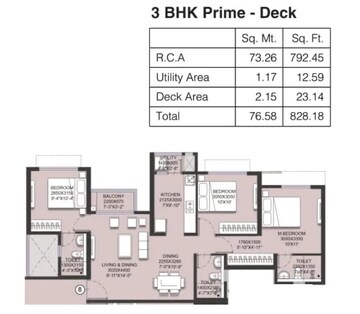  3 BHK Apartment at Runwal Gardens, Dombivli East – for Rent