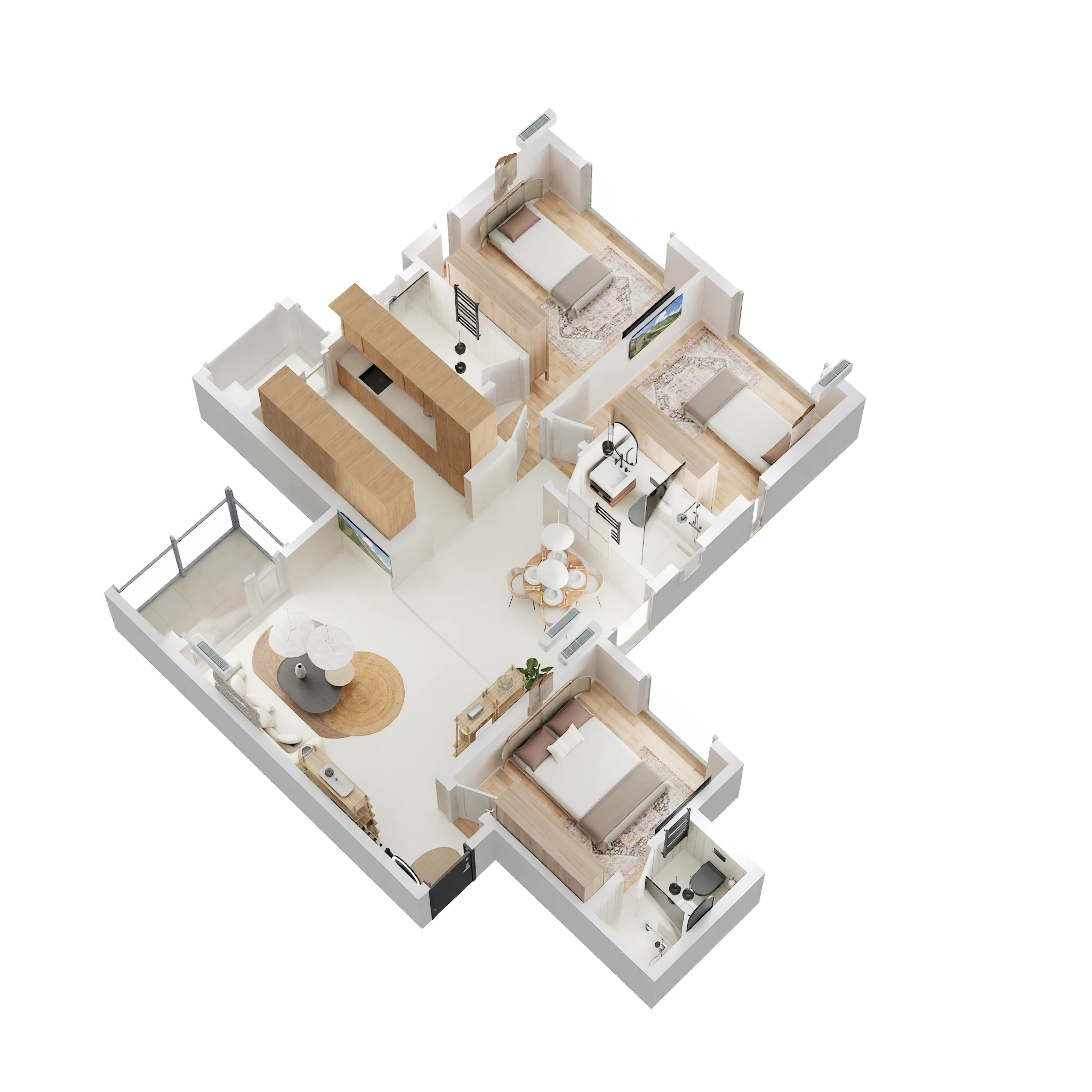 runwal gardens north avenue apartment 3 bhk 918sqft 20212727152715 3d 335