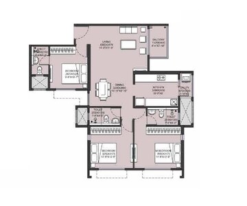  3 BHK Apartment at Runwal Gardens North Avenue, Ghariwali N V – for Sale