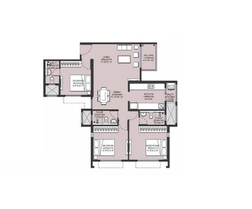  3 BHK Apartment at Runwal Gardens Phase 2, Dombivli East – for Rent