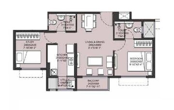  2 BHK Apartment at Runwal Gardens Phase 3, Kalyan Shilphata Road – for Sale